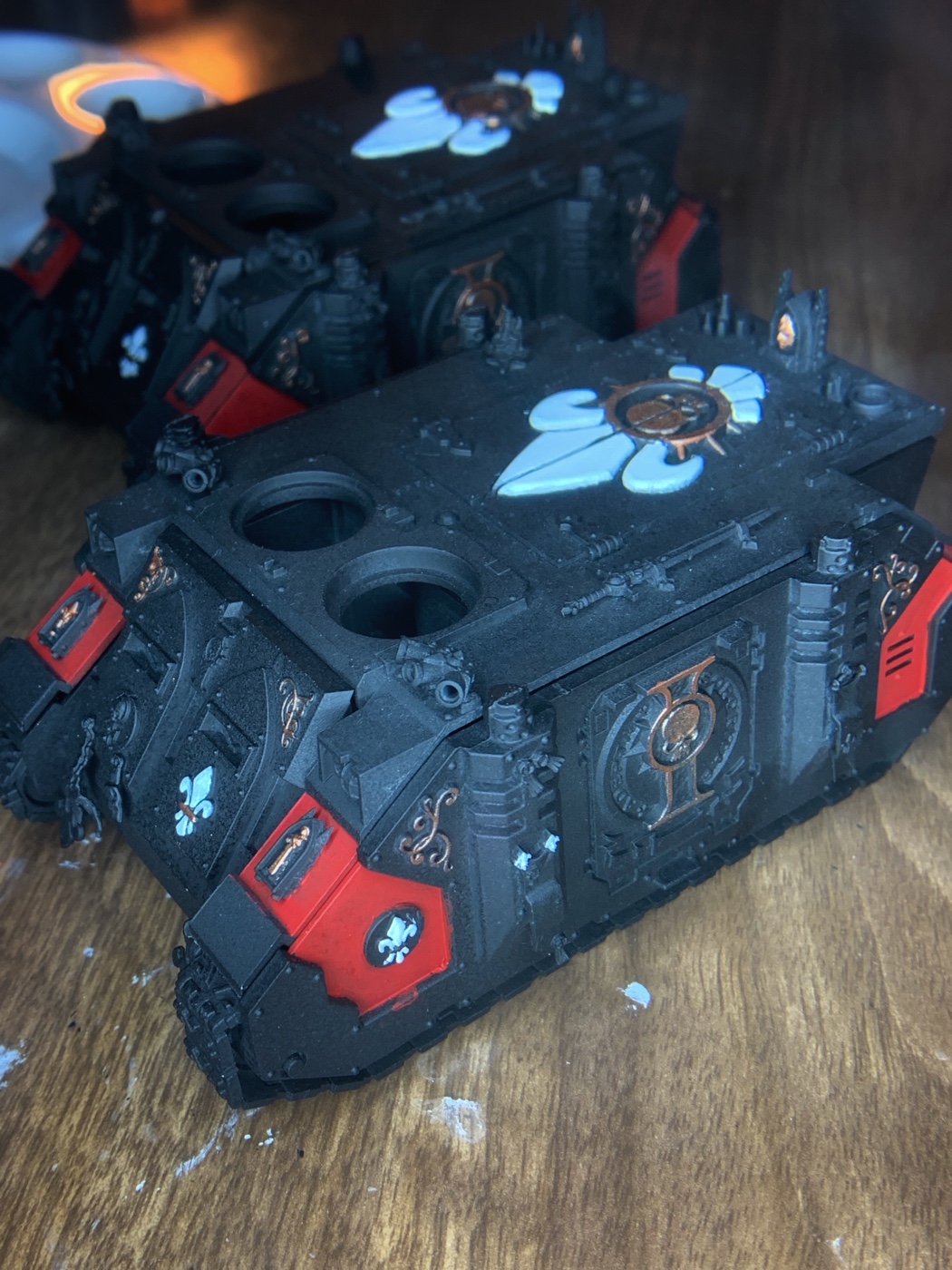 Hobby time – painting the Sororitas Rhino